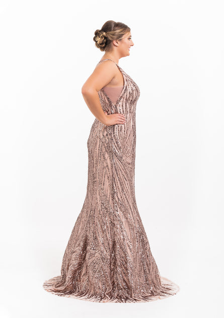 Rose Gold Sequin Anissa – Runway Regime