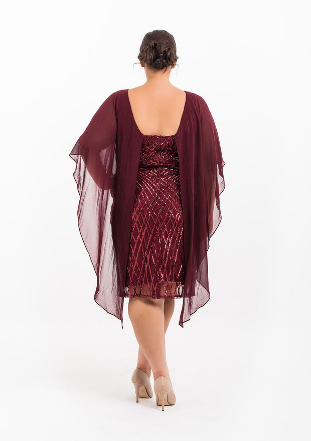 Kaelin Embellished Evening Dress