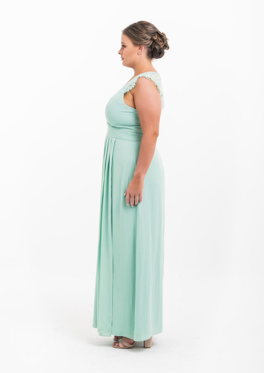 Mint green formal dress best sale